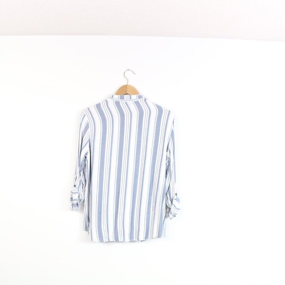*Sanctuary Blue and White Striped Blouse - Picture 7 of 7